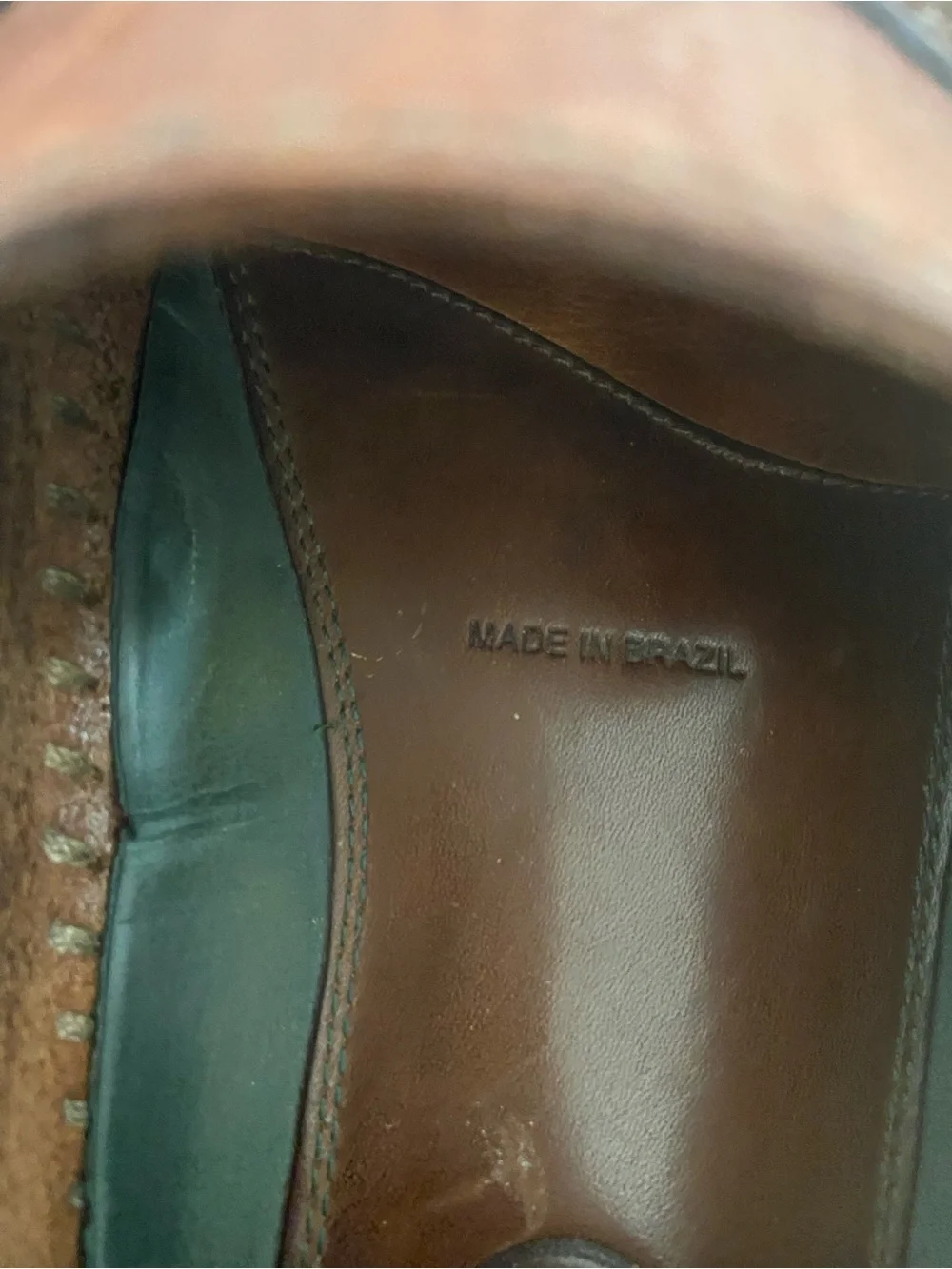 Vintage Y2K H.S. Trask Leather Driving Loafers Men’s 10M Brown Made Brazil